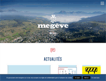 Tablet Screenshot of megeve.fr